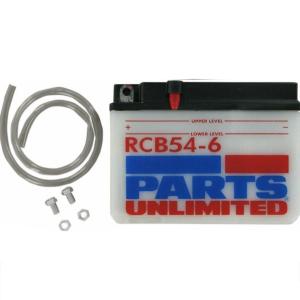 【USA在庫あり】 RCB54-6 パーツアンリミテッド Parts Unlimited 液別 バッテリー 開放型 6V B54-6 JP店｜hirochi