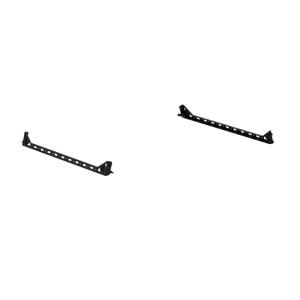 【USA在庫あり】 rda550BRS-SMK-485 Road Armor TRECK Dual Lower 5-1/2-6ft Bed Accessory Rail Mounts - Tex ブラック (2個) JP店