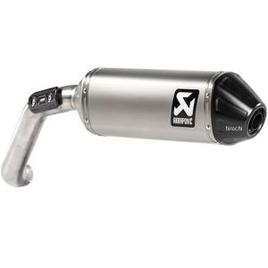 S-MG8SO2-HFTT アクラポビッチ AKRAPOVIC スリップオンマフラー 21年 V85TT チタン EC/ECE JP店｜hirochi