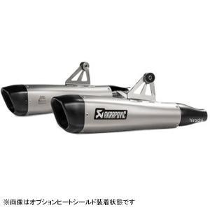 S-T12SO4-HCQT アクラポビッチ AKRAPOVIC スリップオンマフラー Euro4 16年-20年 トライアンフ ボンネビルT100 チタン JP店｜hirochi