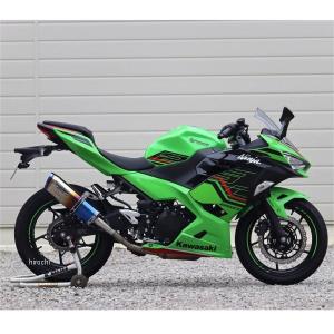 ninja400 WR'S ステンレス製マフラー マフラー ダブルアールズ WR`S フルEX ラウンドステンレスサイレンサー