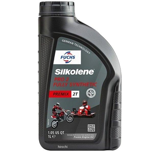 SIL602011497 シルコリン SILKOLENE 2st エンジンオイル PRO 2 1リッ...