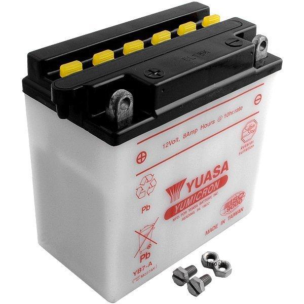【USA在庫あり】 YB7-A ユアサ YuMiCRON バッテリー 開放型 12V ハーレー 70...