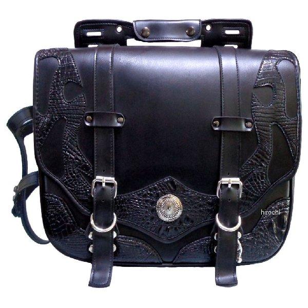 YF-201C クロス Xross サドルバッグ SADDLE SINGLEシリーズ ブラッククロコ...