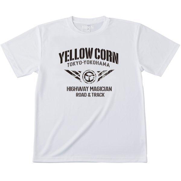 YT-020 イエローコーン YeLLOW CORN 春夏モデル クールドライTシャツ 白 LLサイ...