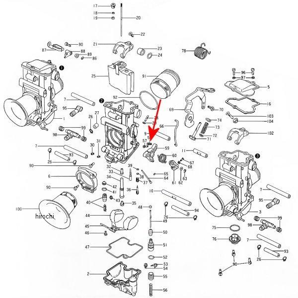 ZM-730-05005 キジマ ミクニ スプリングアクセレータアジャスト JP店