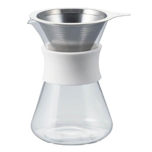 コーヒー器具「ハリオ Glass Coffee Maker S-GCM-40-W グラス コーヒーメ...
