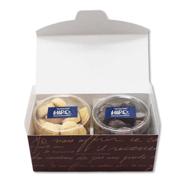 スイーツギフト「クッキー2個セット】」ギフトBOX入り バニーユ カカオ 詰め合わせ クッキー セッ...