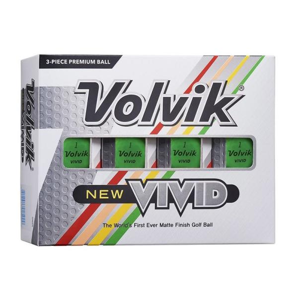 Volvik 2020 NEW VIVID マットカラーボール ボルビック ビビッド 1ダース US...