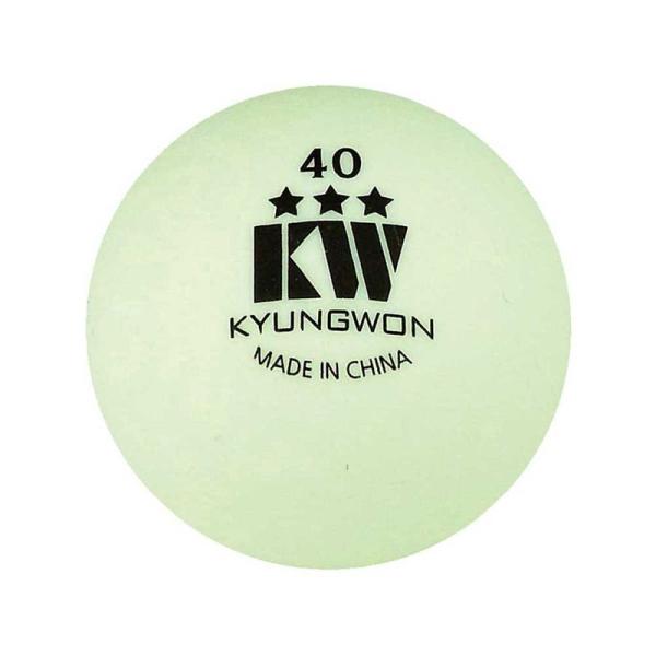 (KYUNGWON) キョウォン 卓球 ボール スリースター ABS 40mm 1ダース 12個入 ...