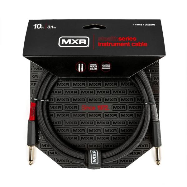 MXR ギターケーブル ミュートスイッチ付 （3mS-S）DCIR10 10FT STEALTH