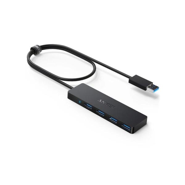 Anker USB3.0 ウルトラスリム 4ポートハブ USB ハブ 60cm ケーブル 5Gbps...