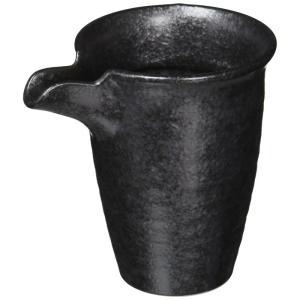 美濃焼 冷酒器 徳利 とっくり 酒器 銀黒 容量約320ml