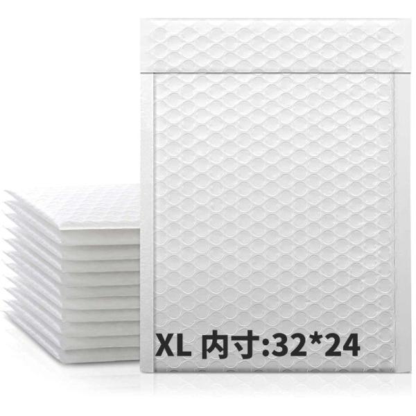 (30枚入)クッション封筒 XLサイズ A4封筒対応 外寸: 約32x26cm 内寸: 約32x24...