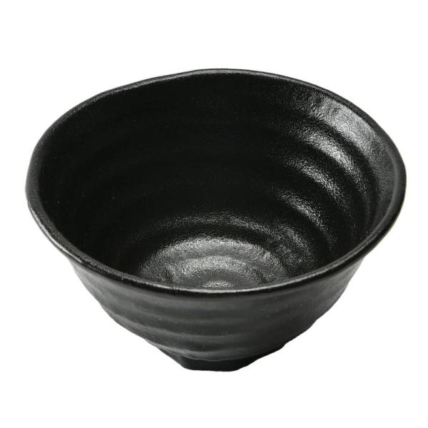 瀬戸黒 ろくべ型茶碗（大） 155×80mm | 茶碗