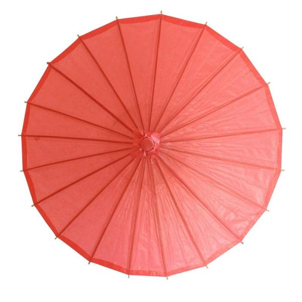 和傘 日傘 無地 直径60cm 赤