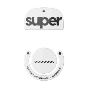 Superglide2 マウスソール for Logicool GPROX Superlight マウスフィート 強化ガラス素材 ラウンドエ