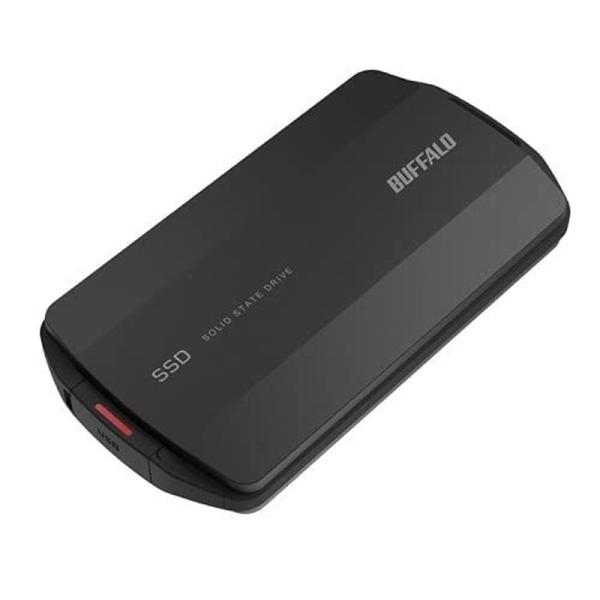 バッファロー SSD-PHP2.0U3-BA PC対応 USB3.2A/C対応 SSD 2TB ブラ...