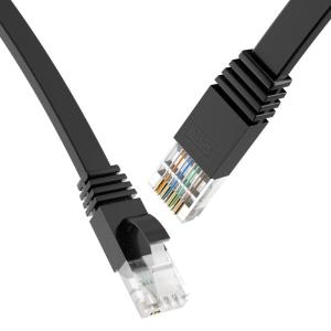 KAIYA (カイヤ) Cat6 LANケーブル フラット スリム 高速 1Gbps/350MHz ギガビット RJ45コネクタ やわらか