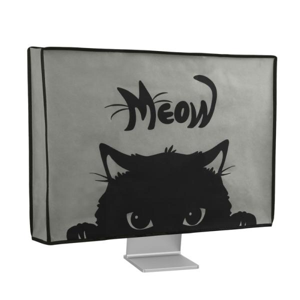 kwmobile 対応: 20-22&quot;モニター モニターカバー - PC 画面 ディスプレイカバー ...