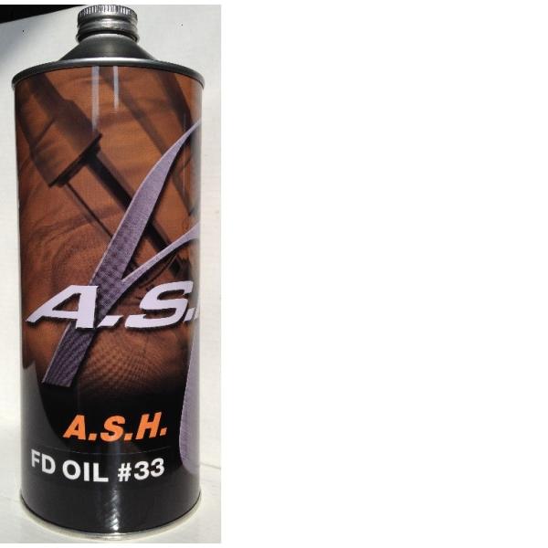 A.S.H (アッシュ) FD フォークオイル　＃３３ エステルベース１００％化学合成油　 1Ｌ缶