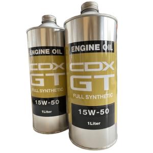 アウトレット品　CDX-GT 15W50 エステル配合１００％化学合成油　1L缶　（展示在庫品の外観...