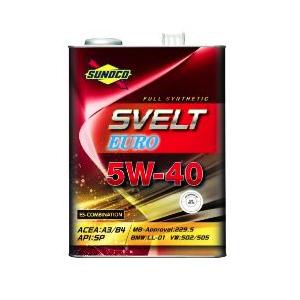 SUNOCO SVELT EURO スノコ製欧州車対応エステル配合化学合成エンジン 