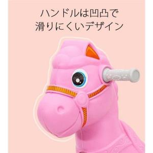 ロッキングホース 揺り馬 おもちゃ 足けり 乗...の詳細画像2