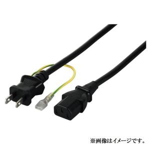 (中古品)デスクトップ用電源ケーブル 約1.7m ブラック