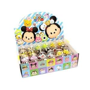 ディズニー ツムツム かわいいガチャ消しゴム  (1箱24入) ガチャガチャ けしごむ __｜hiroland