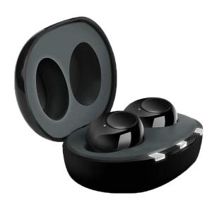 ベストアンサー 充電式快適集音器 LIFE-009 《ブラック》オシャレ 左右 耳穴式 高感度 軽量 集音器 __