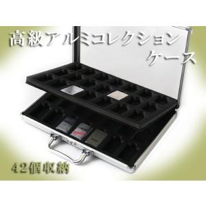 Zippo 高級アルミコレクションケース 最大42個収納 __