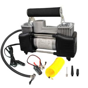 シングルシリンダー コンパクト エアコンプレッサー シガーソケット DC12V 毎分85L エアーコンプレッサー 車 タイヤ 空気入れ( h_airp __