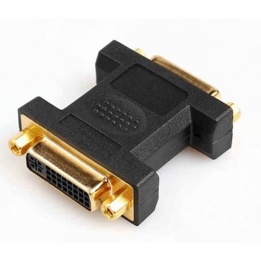 DVI中継コネクタ DVI-I 29pin(24+5ピン) メス-メス 延長 ケーブル 変換 アダプ...