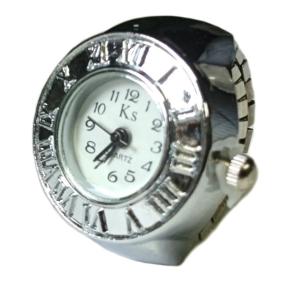 指輪時計 フィンガーリングウォッチ 《ホワイト》 レディース 腕時計 _