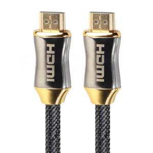HDMI2.0ケーブル 金メッキ 《10m》 HDMIオスA-HDMIオスA メタルシェル ナイロン編み 30AWG  hdmi_c __