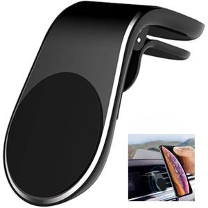 【並行輸入品】スマホホルダー マグネット エアコン吹き出し口用 《ブラック》 車載スマホスタンド ナビスタンド ナビホルダー 携帯ホルダー _
