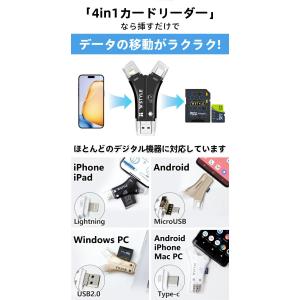 SDカードリーダー 専用アプリ不要で簡単 1T...の詳細画像4