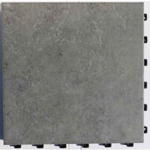 デッキ付きジョイントタイル　300角シェベル　グレー　PO-3006