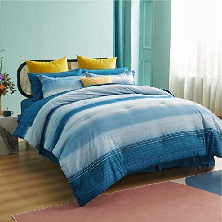 送料無料Bedsure King Size Bedding Sets - 8 Piece Bed i...