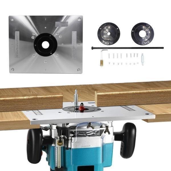 ルーターテーブルインサートプレートトリミング機木工用フライス盤