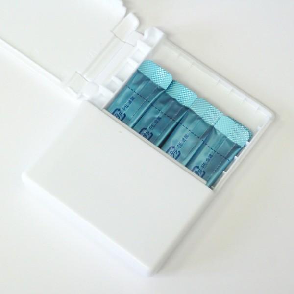 顆粒スティック携帯ケース「PUSHPLUS+」カラー：白