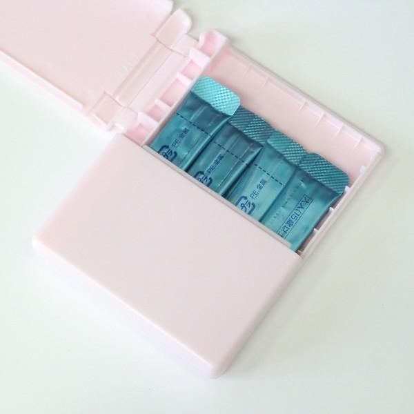 顆粒スティック携帯ケース「PUSHPLUS+」カラー：さくらいろ