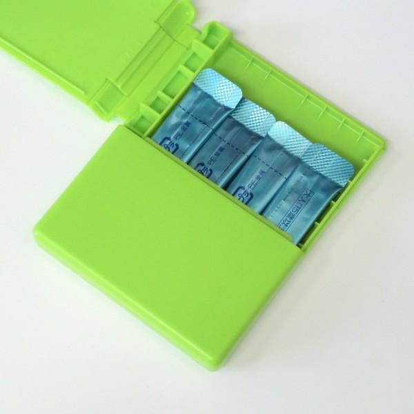 顆粒スティック携帯ケース「PUSHPLUS+」カラー：えんどうみどり