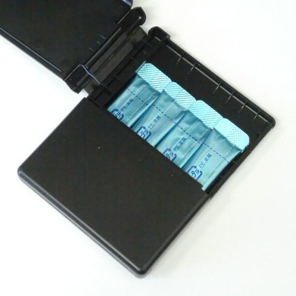 顆粒スティック携帯ケース「PUSHPLUS+」カラー：黒