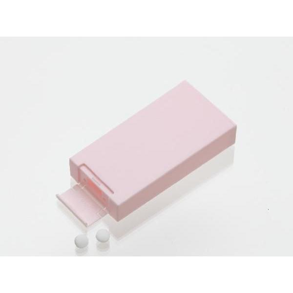 携帯用サプリメントケース「PUSHPLUS+」　カラー：さくらいろ