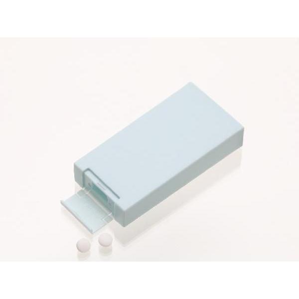 携帯用サプリメントケース「PUSHPLUS+」　カラー：うすみずいろ