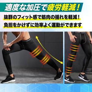 スポーツ レギンス タイツ スパッツ メンズ ...の詳細画像5
