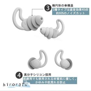 耳栓 騒音 睡眠 いびき 勉強 遮音 高性能 ...の詳細画像4