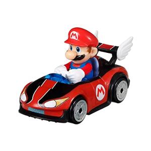 DieCast Hot Wheels Mario Kart Mario with Wild Wing Racer並行輸入品